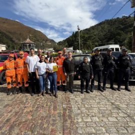 Maio Amarelo: Consórcio Rota Real participa de blitz educativa na Praça da Estação em Ouro Preto