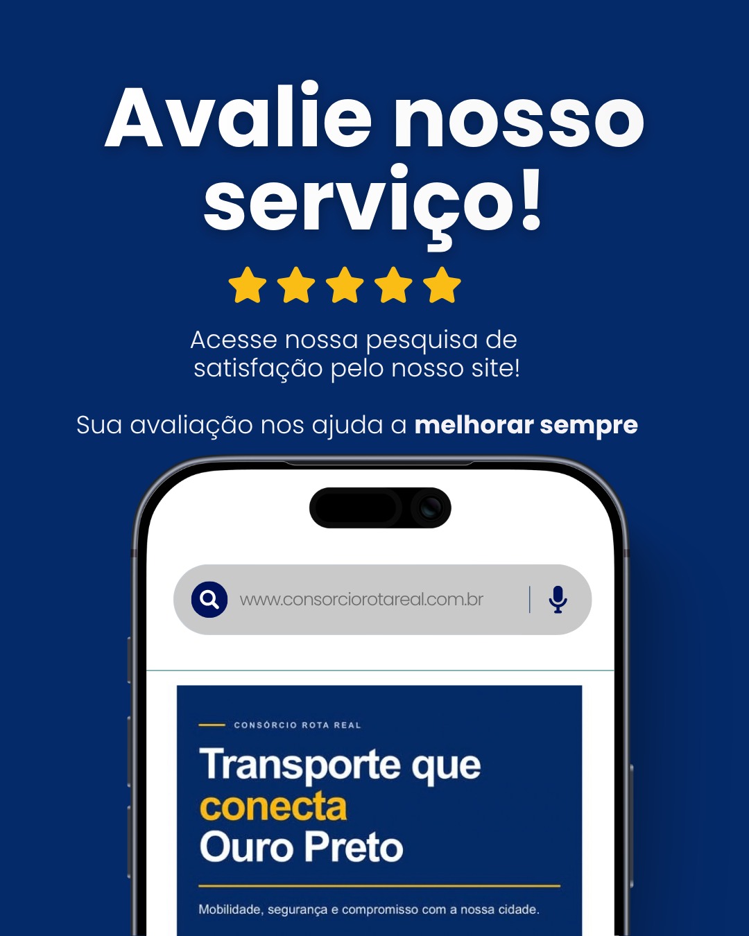 Pesquisa de Satisfação do Consórcio Rota Real